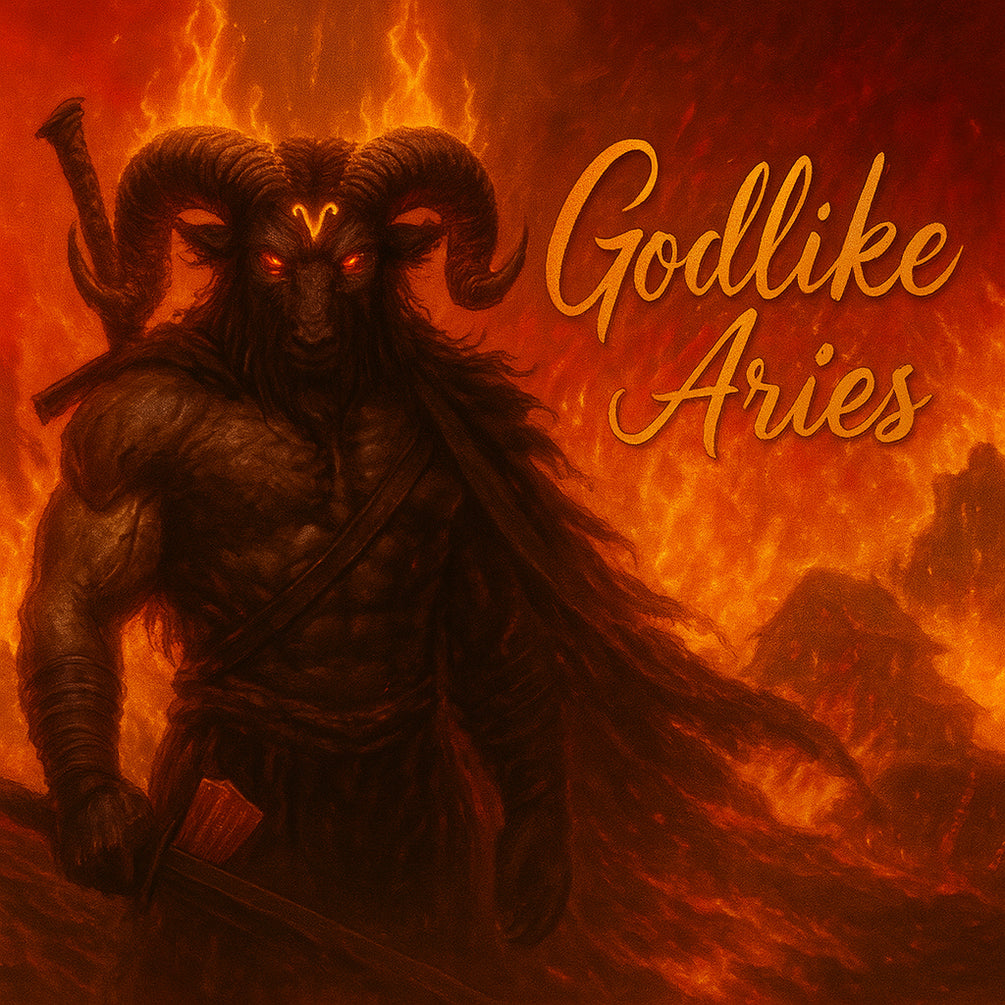 Godlike Aries v2 โ - Intense Masculinity v2 ๐ - FEARLESS & BRAVE ๐ชโ๏ธ๐ช๏ธ 100x Version ๐ช๏ธโ๏ธ