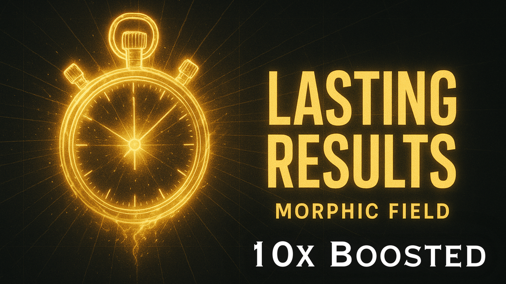 V2: Field Duration Extender (10X BOOSTED Morphic Field) – Lock In, Prolong & Stabilize Your Field Results