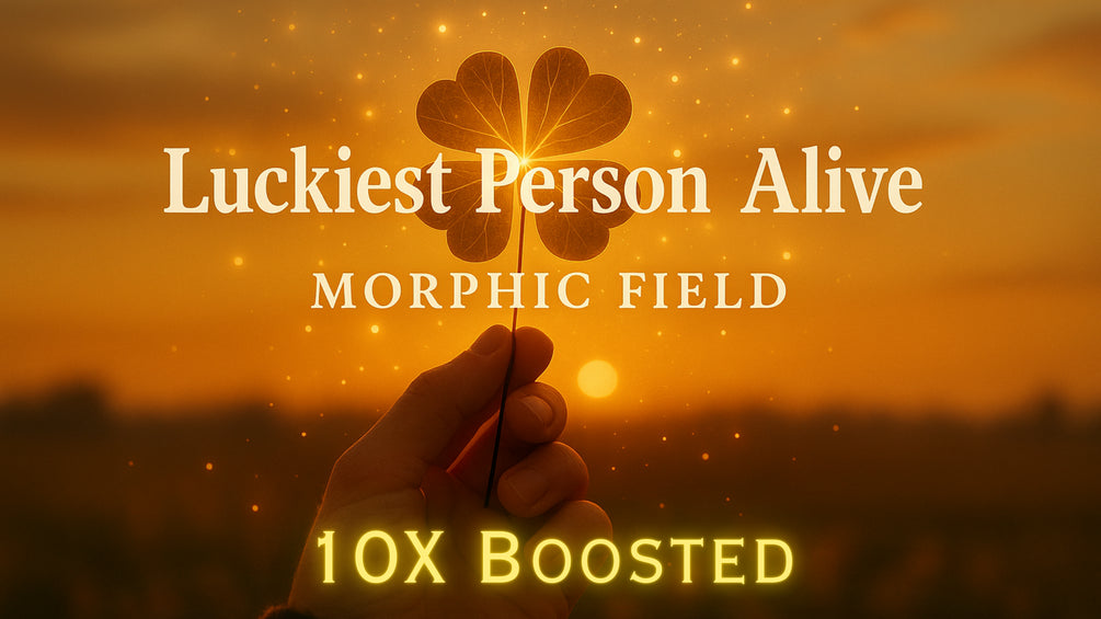Luckiest Person Alive (10X BOOSTED Morphic Field) – Divine Timing, Flow, and Miraculous Alignment
