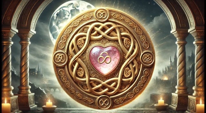 The Mystical Medallion of Entwined Hearts