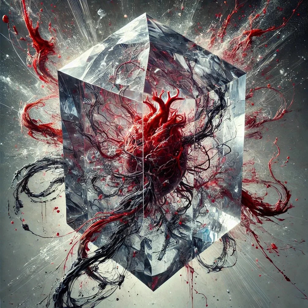 **Clear Quartz Bloodfire