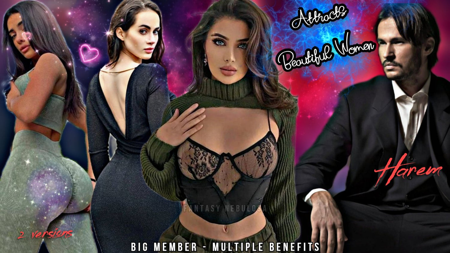 ☢✅ Harem Combo [ Attracts Beautiful Women , Attractive , Voluptuous ] + Androstenol + 12 Inch Penis / Multiple Benefits ☢✅ [Short Version] ]